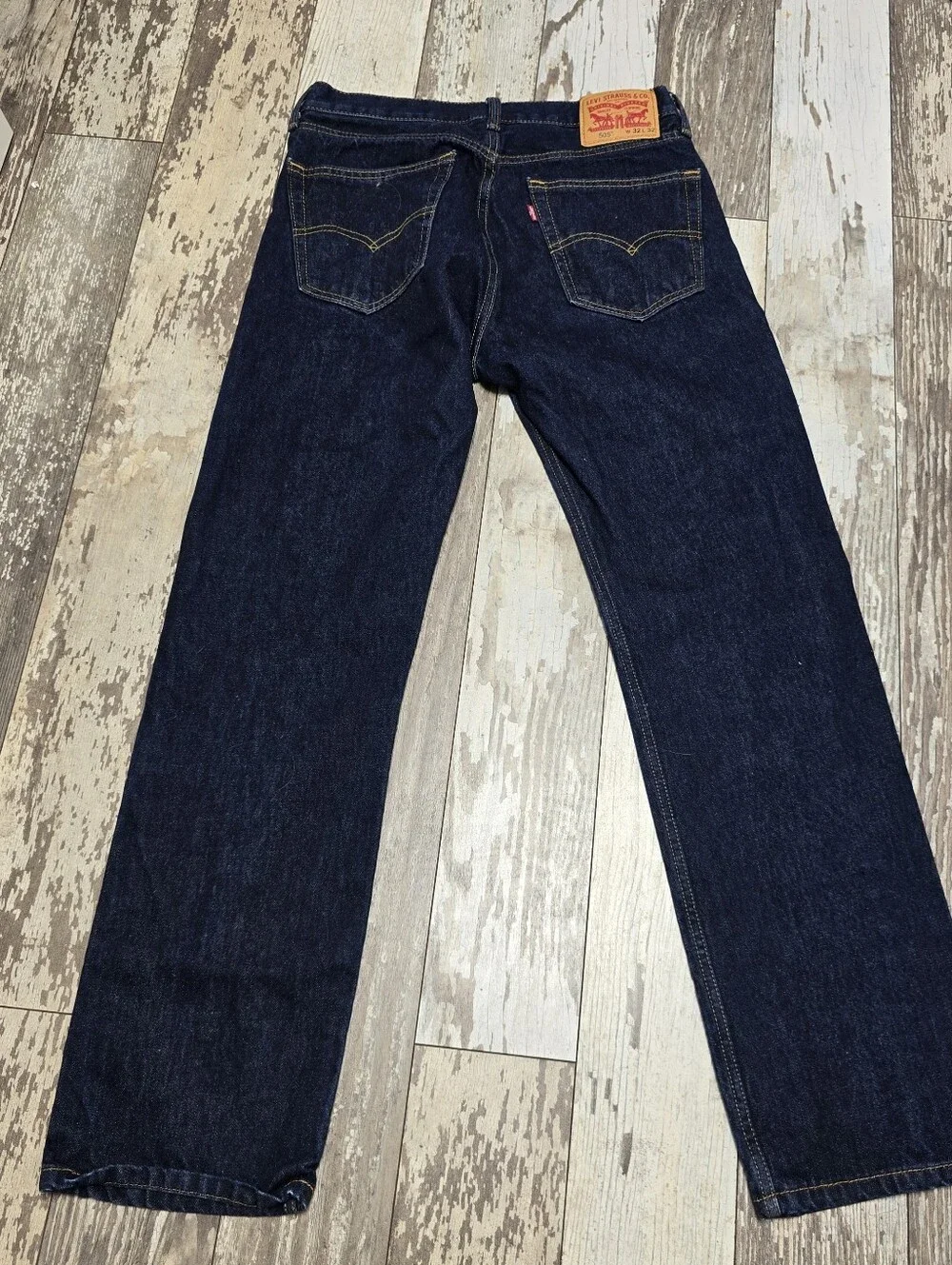 Levi's 505 Men's Jeans Size 32x32 Classic Straight Leg Dark Wash